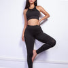 Femmes sport costume gymnastique Yoga ensembles 2 pièces femmes vêtements de sport Yoga ensemble Fitness vêtements de sport ensemble d&#39;entraînement Fitness vêtements de Yoga