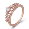 Bague couronne micro-sertie