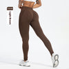 Pantalon de sport et de Fitness pour femmes, sans couture, rehausseur de hanches, taille haute, pantalon de Yoga