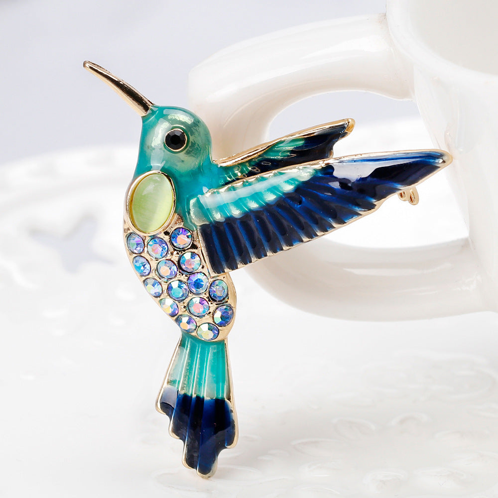 Broche d'oiseau sauvage de personnalité de la mode